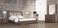 Nantia-headboard---Nelli-footboard-&-complementary--walnut-finish-giokas-deco